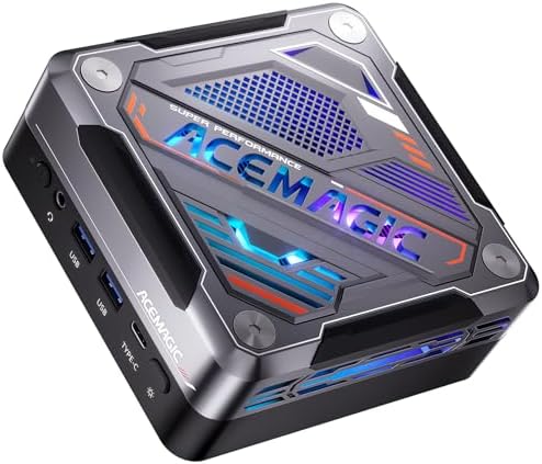 ACEMAGIC Warlord Mini AM18 Mini PC, AMD Ryzen 7 8845HS (8C/16T, Up